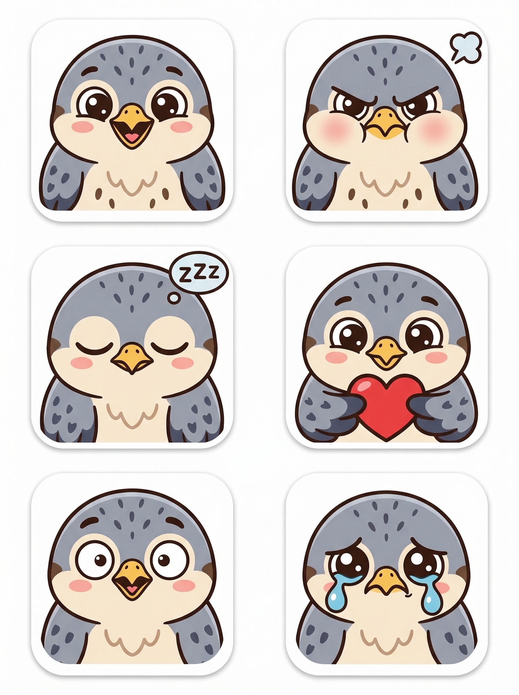 Hala Emoji Pack — 6 expressions
